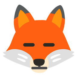 Fox and Expressionless face