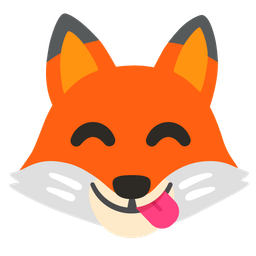 Fox and Face savoring food