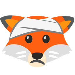 Fox and Face with head-bandage