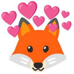 Fox and Heart with arrow