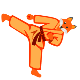 Fox and Martial arts uniform