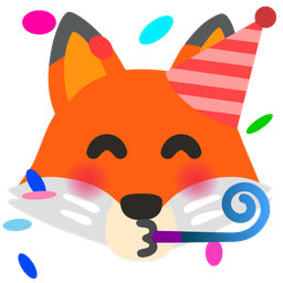 Fox and Partying face