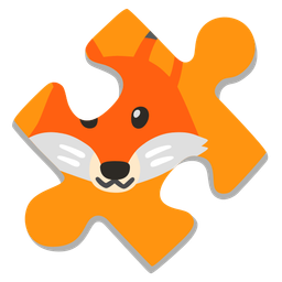 Fox and Puzzle piece