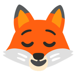 Fox and Relieved face