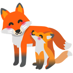 Fox and Revolving hearts