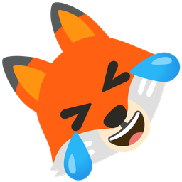Fox and Rolling on the floor laughing