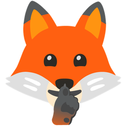 Fox and Shushing face