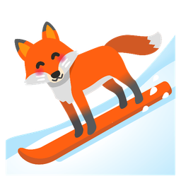 Fox and Skis