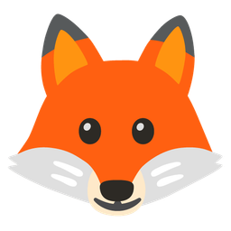 Fox and Slightly smiling face