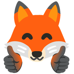 Fox and Thumbs up