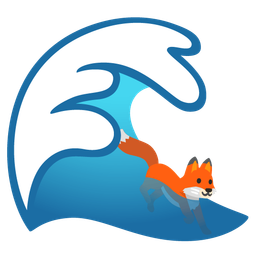 Fox and Water wave
