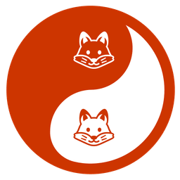 Fox and Yin yang