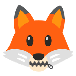 Fox and Zipper-mouth face