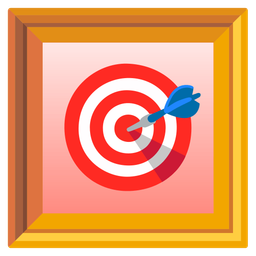 framed picture and bow and arrow