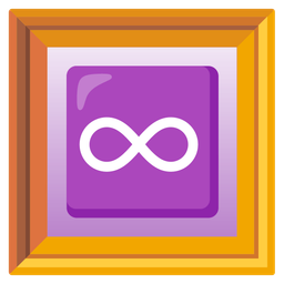 framed picture and infinity