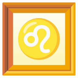 framed picture and Leo