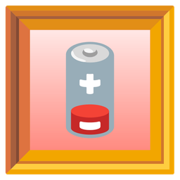 framed picture and low battery