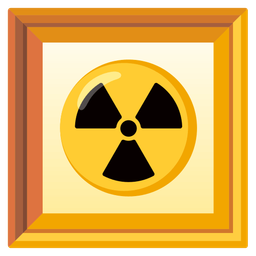 framed picture and radioactive