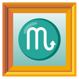 framed picture and Scorpio