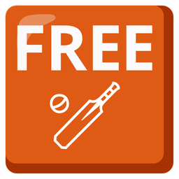 FREE button and cricket game