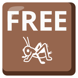 FREE button and cricket