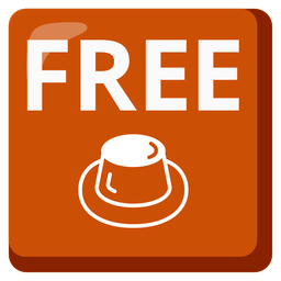 FREE button and custard