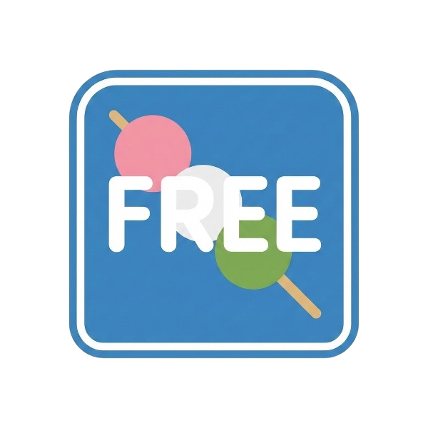 FREE button and Dango