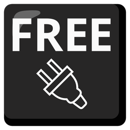 FREE button and electric plug