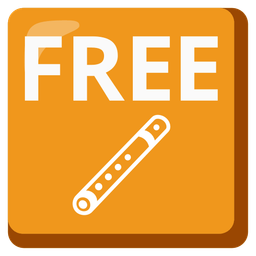 FREE button and flute