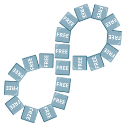 FREE button and infinity