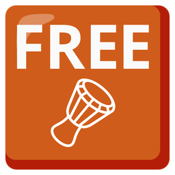 FREE button and long drum