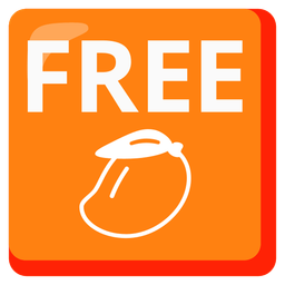 FREE button and mango