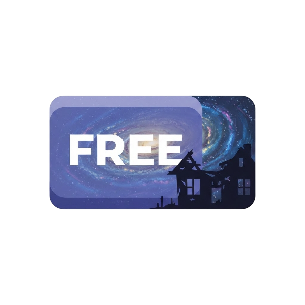 FREE button and Milky way