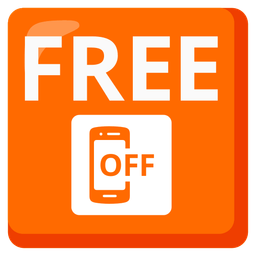 FREE button and mobile phone off