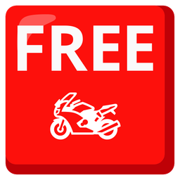 FREE button and motorcycle