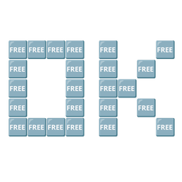 FREE button and OK button