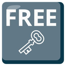 FREE button and old key