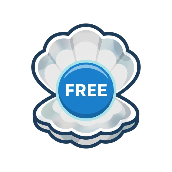 FREE button and Oyster
