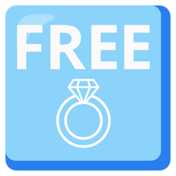 FREE button and ring