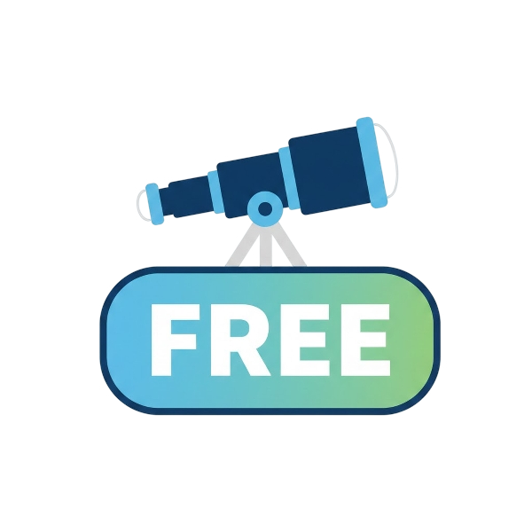 FREE button and Telescope