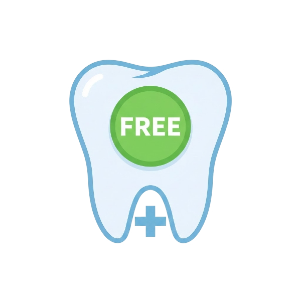 FREE button and Tooth