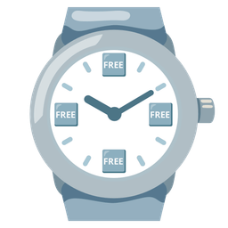 FREE button and watch