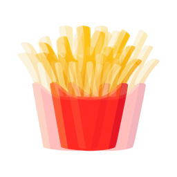 french fries and beating heart