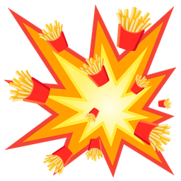 french fries and collision