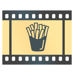 french fries and film frames