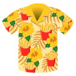 french fries and hibiscus