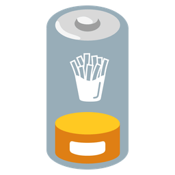 french fries and low battery