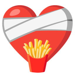 french fries and mending heart
