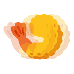 Fried shrimp and Beating heart