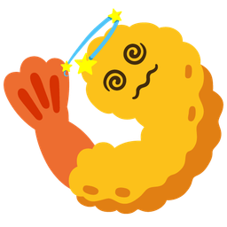 Fried shrimp and Dizzy